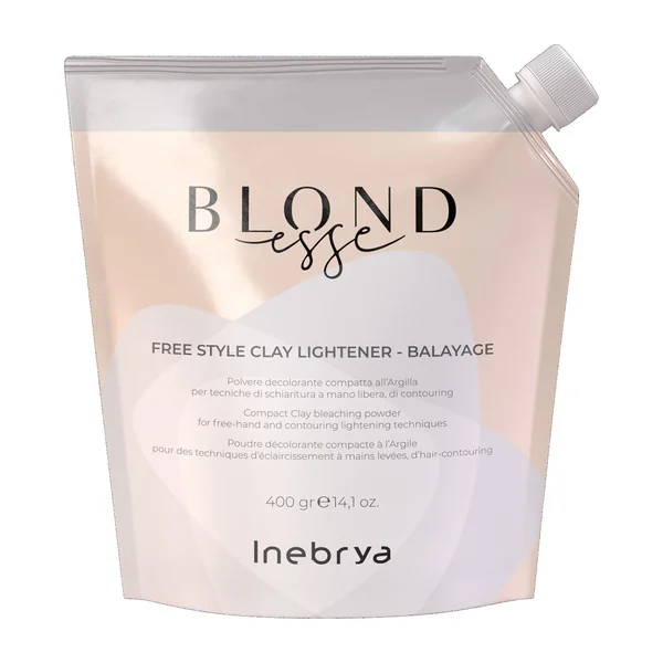 Inebrya Blondesse Free Style Clay Light — Balayage — Знебарвлююча глина, 400 г
