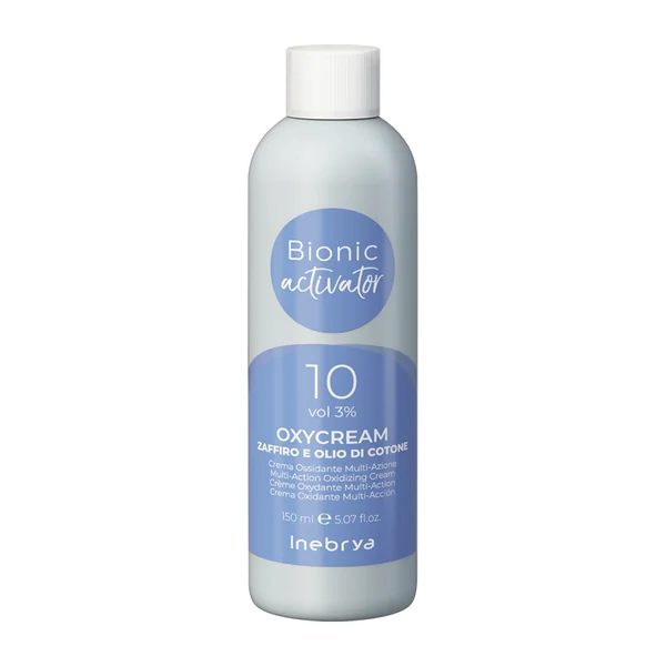 Inebrya Bionic Oxycream Zaffiro-Collagene 10 Vol — Крем-окислювач сапфір-колаген, 3%