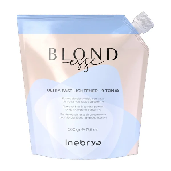 Inebrya Blondesse Ultra Fast Lightener — 9 Tones — Синя пудра для швидкого освітлення, 500 г